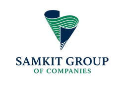 Samkit Group of Companies logo - Engineering Emergence, building India's urban infrastructure with reliability and technical excellence